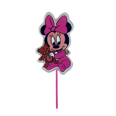 VELA 2D FORMA MINNIE BEBE